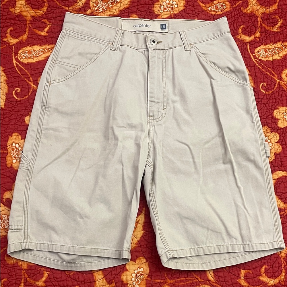 Men's Khaki Carpenter Shorts 30W
